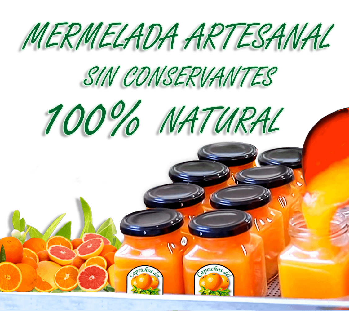 Tarros siendo llenados de mermelada artesanal y natural Caprichos del Guadalquivir